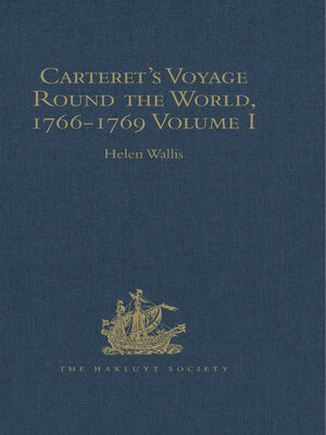 cover image of Carteret's Voyage Round the World, 1766-1769